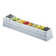 Caterchef Aufsatzvitrine Pico 6x GN 1/6  130x25x24cmh
